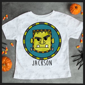 Frankenstein PNG file, Kids Halloween sublimation file