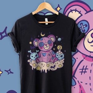 Yami Kawaii, Pastel Goth Clothing, Vaporwave Shirt, Kawaii Shirt, Pastel Shirt, Pastel Goth Shirt, Y2K Shirt, Goth Clothing | Unisex Tee