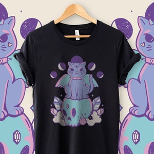 Yami Kawaii, Pastel Goth Clothing, Vaporwave Shirt, Kawaii Shirt, Pastel Shirt, Pastel Goth Shirt, Y2K Shirt, Goth Clothing | Unisex Tee