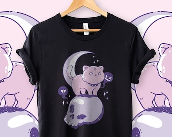 Yami Kawaii, Pastel Goth Clothing, Vaporwave Shirt, Kawaii Shirt, Pastel Shirt, Pastel Goth Shirt, Y2K Shirt, Goth Clothing | Tee unisexe