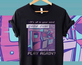 Vaporwave Shirt, Vintage Retro Shirt, Streetwear, Gamer Shirt, Vintage Shirt, Retro Shirt, Japanese Streetwear | Unisex Tee