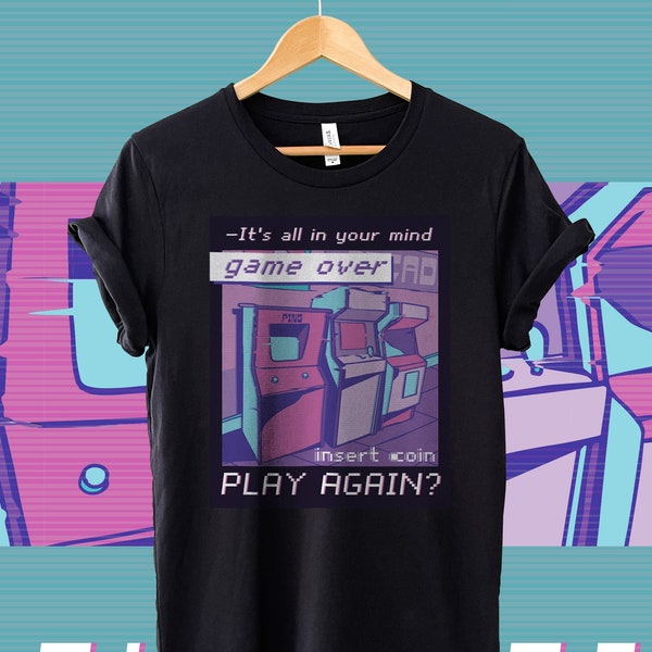 Vaporwave Shirt, Vintage Retro Shirt, Streetwear, Gamer Shirt, Vintage Shirt, Retro Shirt, Japanese Streetwear | Unisex Tee