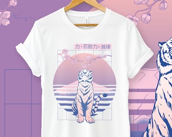 Vaporwave Shirt, Japanese Streetwear, Y2k Shirt, Retro Shirt, Anime Streetwear, Japanese Shirt, Anime Shirt, Kawaii Shirt | Unisex Tee
