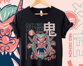 Japanese Streetwear, Anime Streetwear, Anime Shirt, Vaporwave Shirt, Retro Japanese Shirt, Yami Kawaii, Pastel Goth Clothing | Unisex Tee