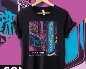 Vaporwave Shirt, Japanese Streetwear, Cyberpunk Clothing, Retro Shirt, Anime Streetwear, Synthwave, Anime Shirt, Vaporwave  | Unisex Tee
