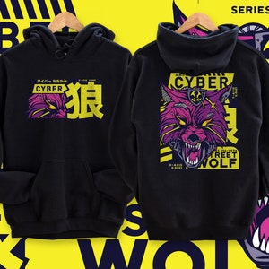 Japanese Streetwear, Cyberpunk Clothing, Japanese Hoodie, Anime Streetwear, Vaporwave Hoodie, Anime Hoodie, Harajuku Hoodie | Unisex Hoodie