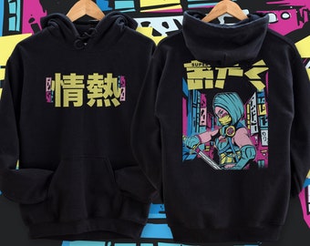 Japanese Streetwear, Anime Streetwear, Anime Hoodie, Vaporwave Hoodie, Kawaii Hoodie, Harajuku Hoodie, Otaku Hoodie | Unisex Hoodie