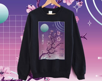 Japanese Streetwear, Vaporwave Sweatshirt, Anime Streetwear, Kawaii Sweater, Harajuku Sweater, Preppy Sweatshirt | Unisex Sweater