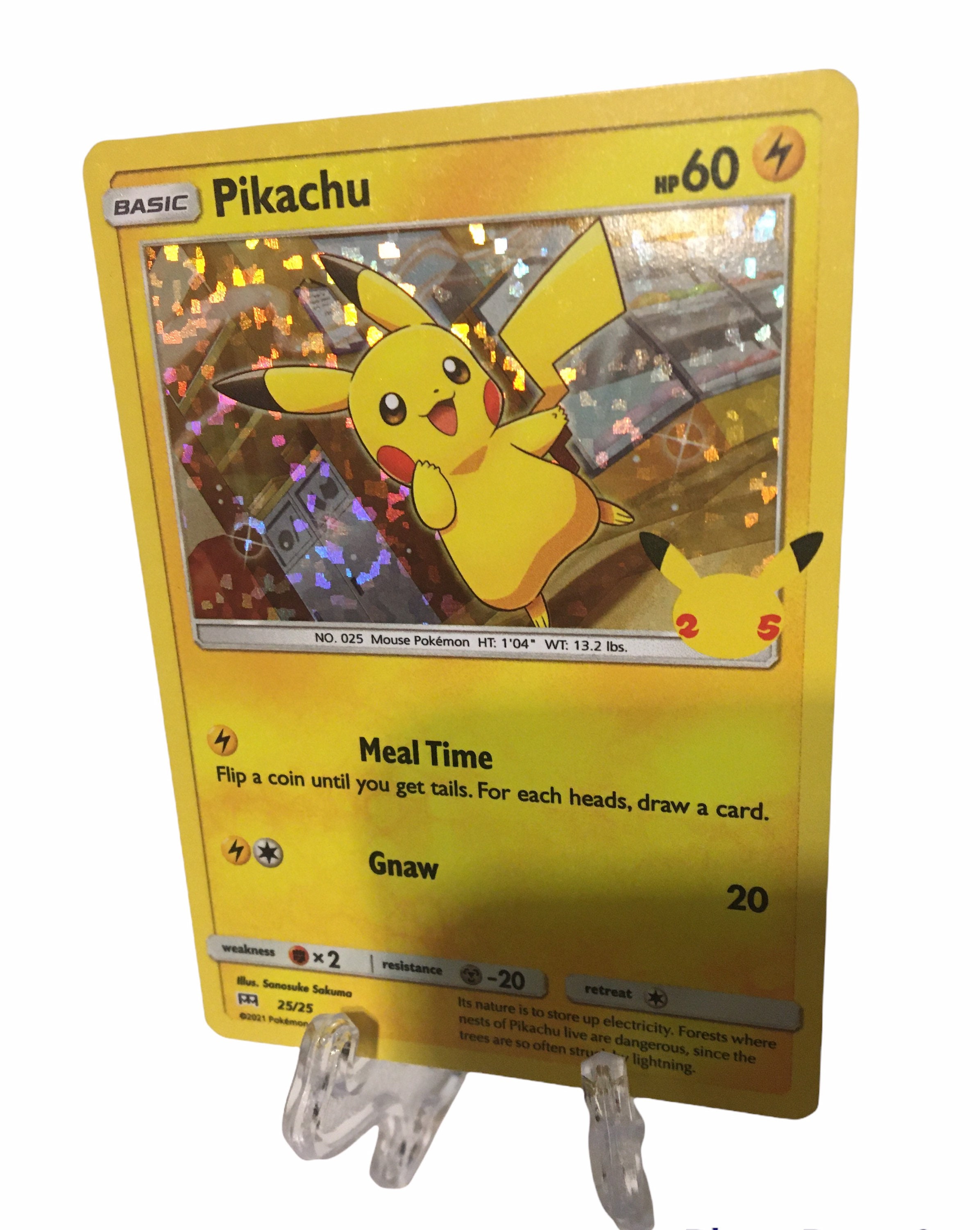 Pokémon 25th Anniversary Mcdonalds Promo Holo Pikachu - Etsy