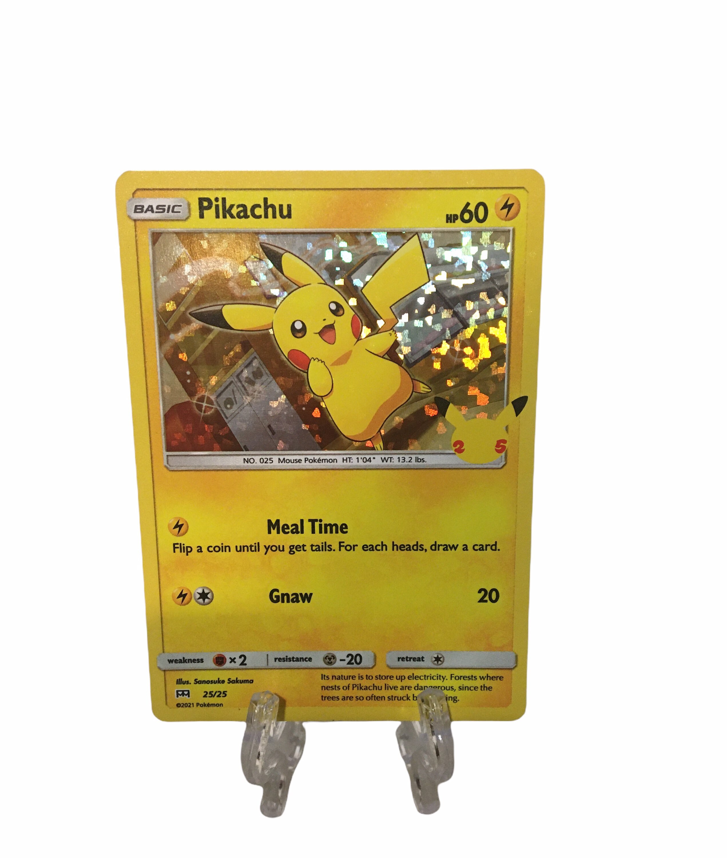 Pokémon 25th Anniversary Mcdonalds Promo Holo Pikachu - Etsy