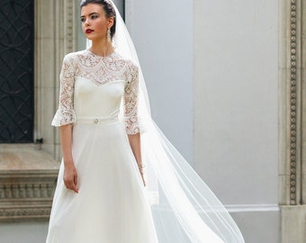Modest Wedding Gown Etsy