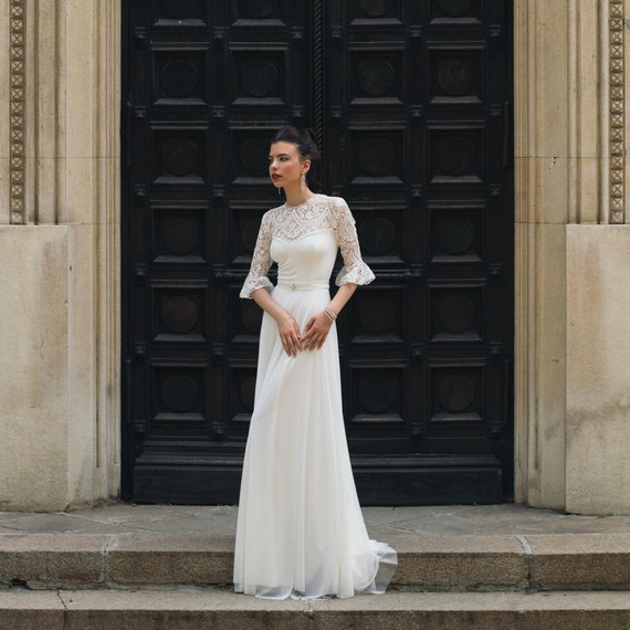 Conservative gown outlet