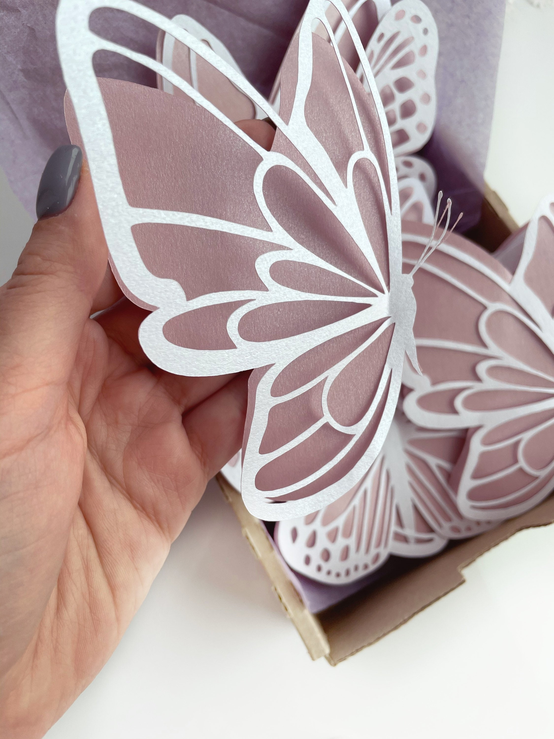 Paper Butterflies Wall Decor Butterfly Decoration Butterfly | Etsy