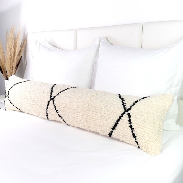 Long Pillow for Bed Etsy