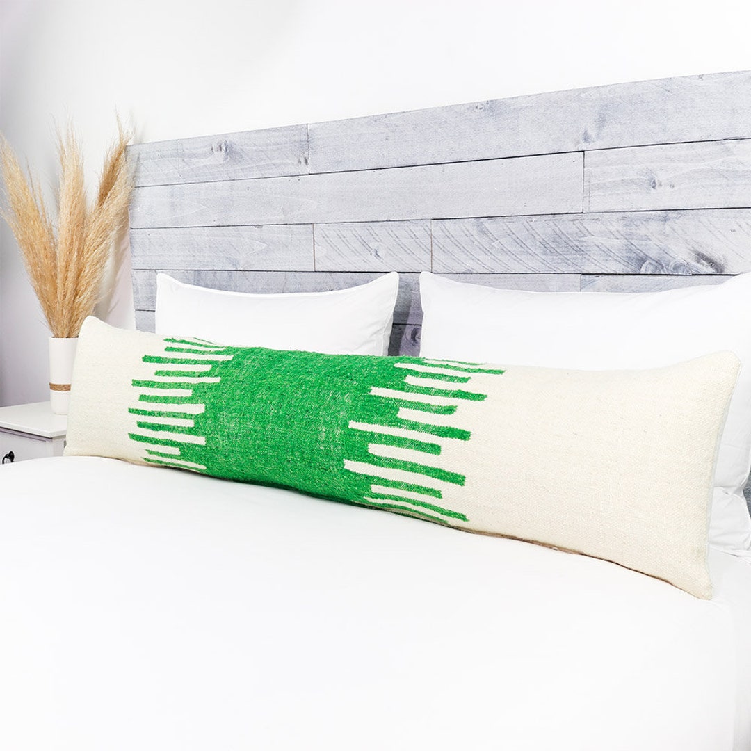 Long Lumbar Pillow Cover, Decorative Lumbar Pillow 12x50, Boho Lumbar