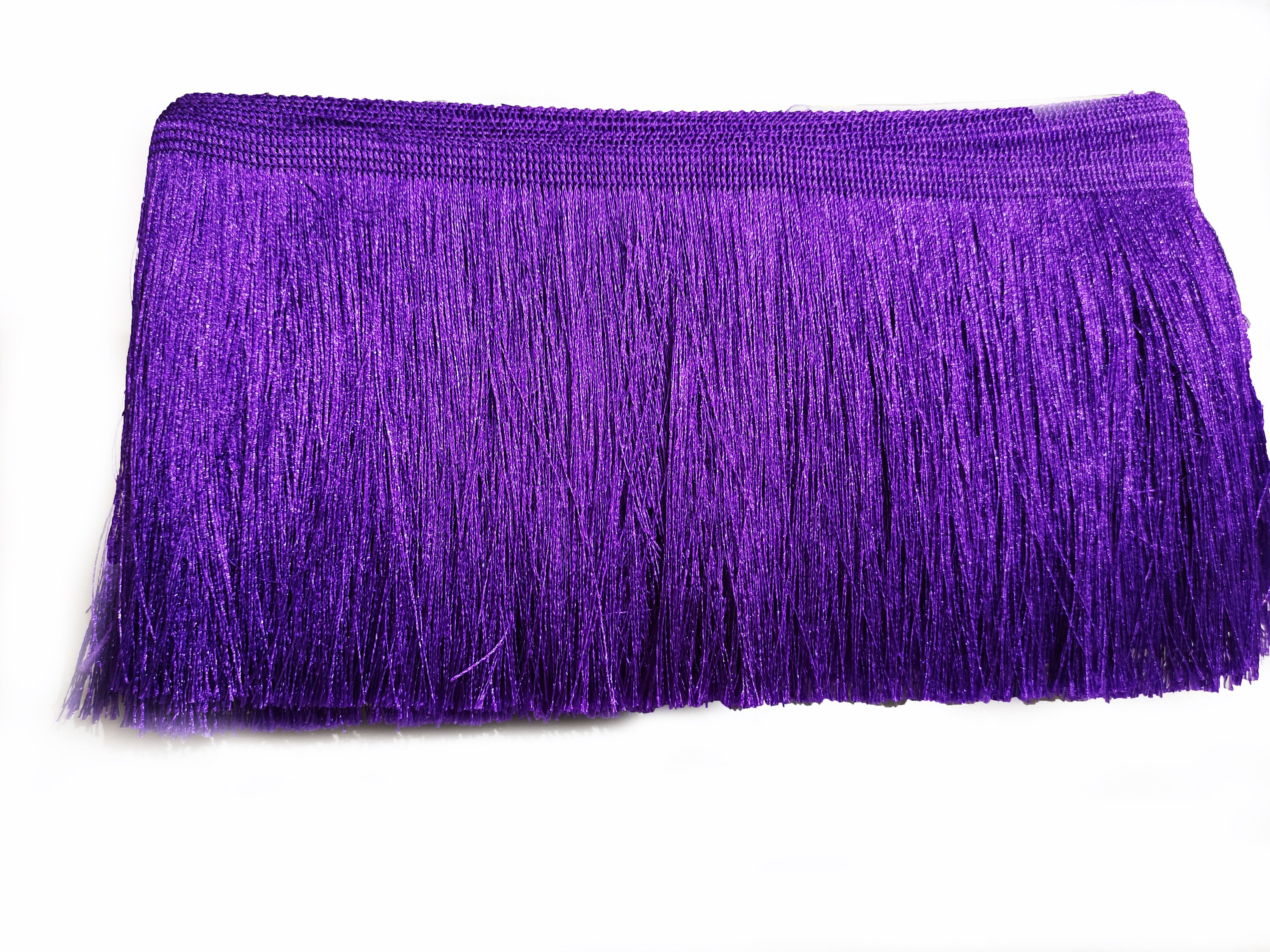 Indian Purple Fringe Trim With Embellishment Border For Etsy