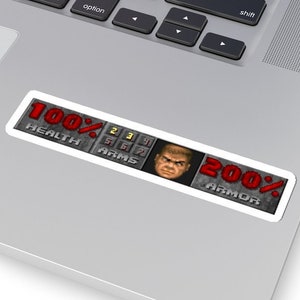 Original Doom Health Bar Stickers