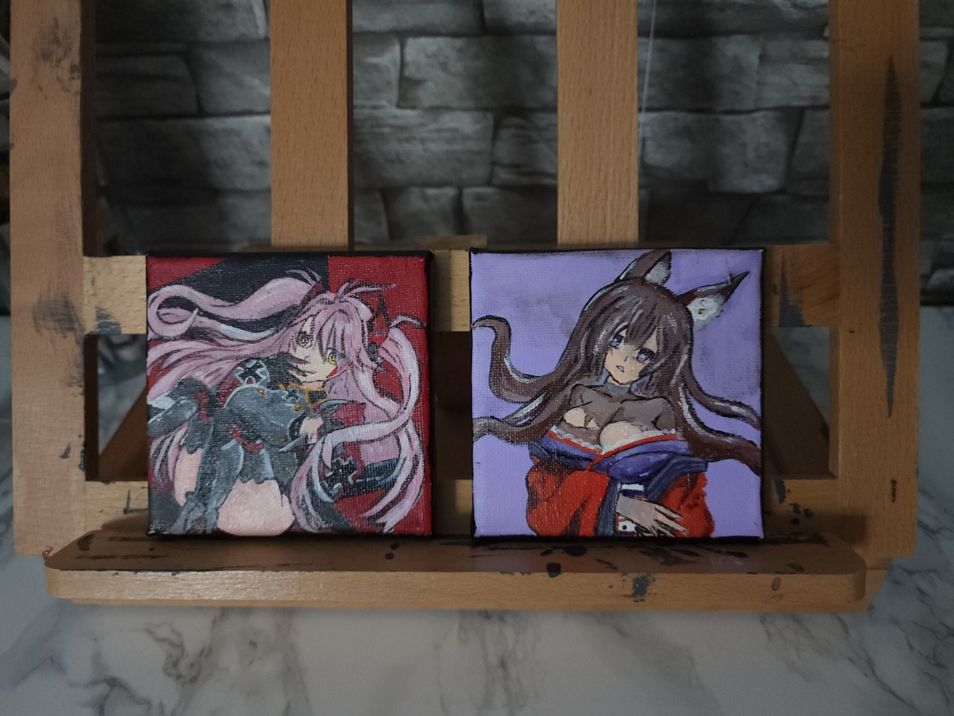 Acrylic Painting Anime