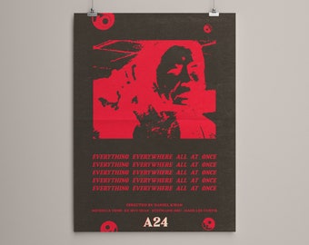 A24 Everything Everywhere All At Once Movie Print Poster James Jean
