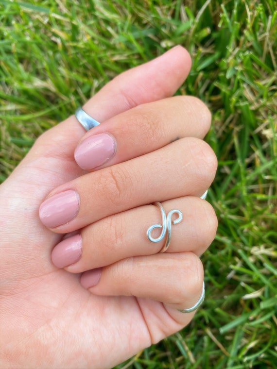 Infinity Midi Ring Etsy