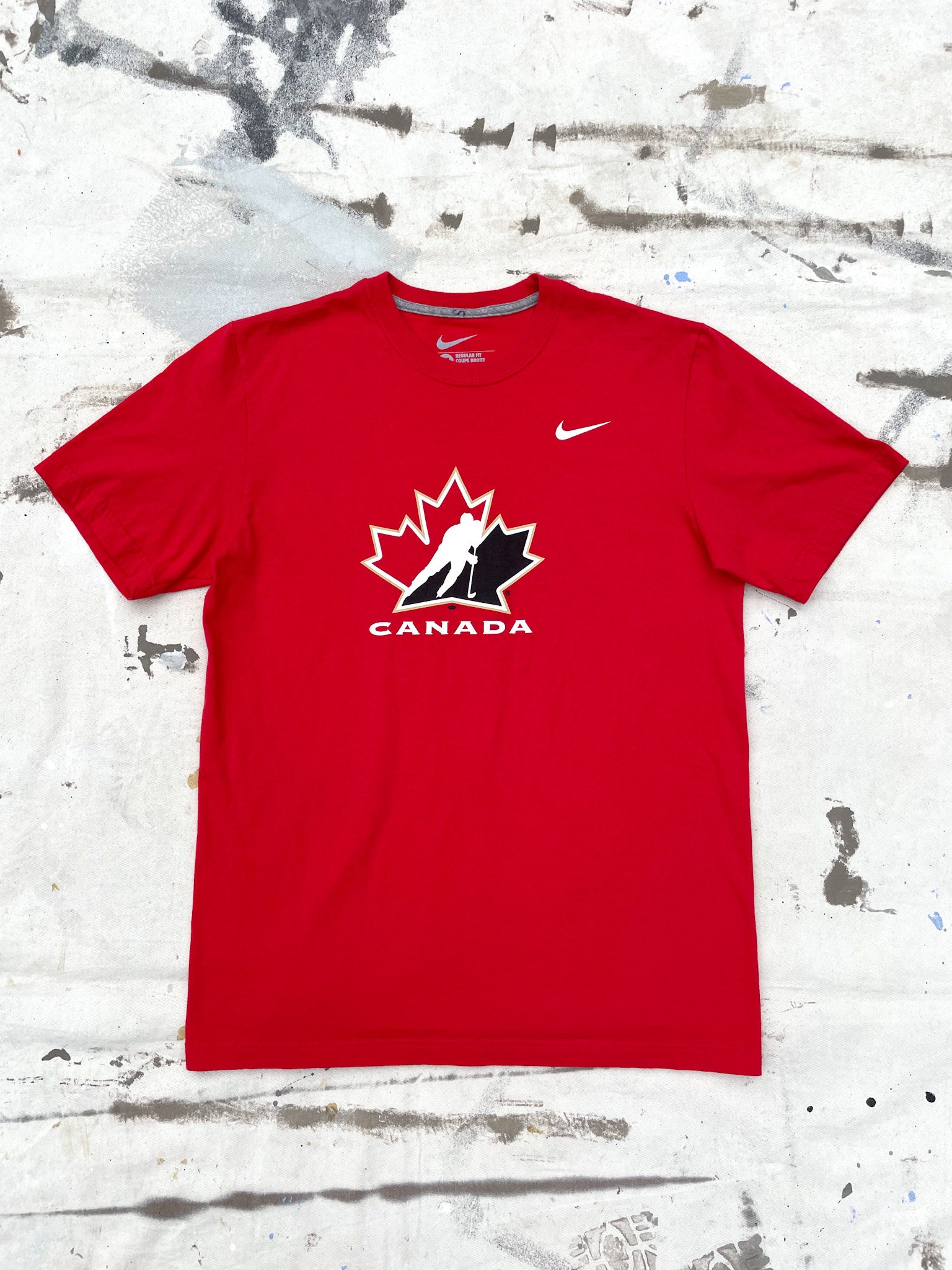 Nike Bauer Team Canada Hockey Jersey Home Red Long Sleeve Youth L/XL