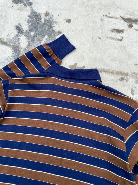 Vintage Wool Striped Shirt Made in Italy- 1980s - image 8