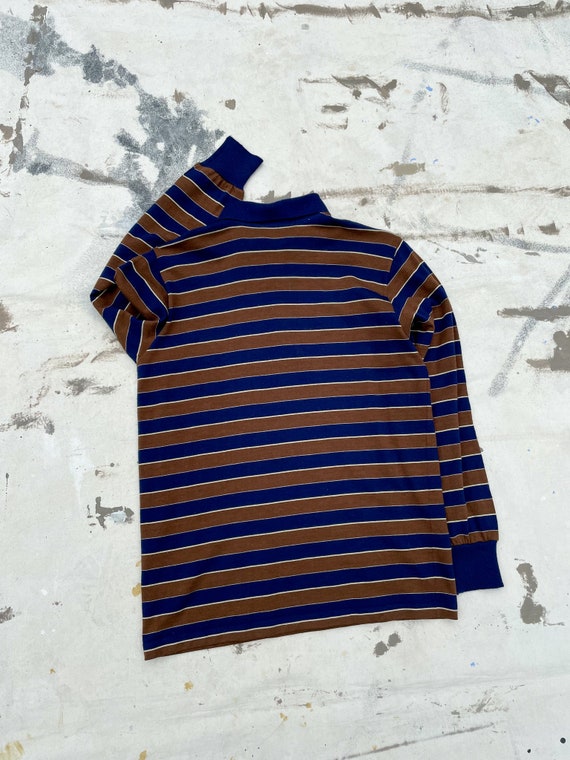 Vintage Wool Striped Shirt Made in Italy- 1980s - image 7