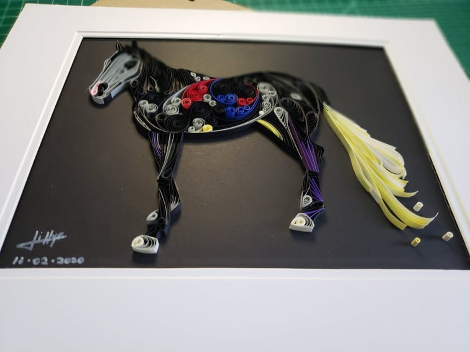 Horse Paper Quilling Art Etsy