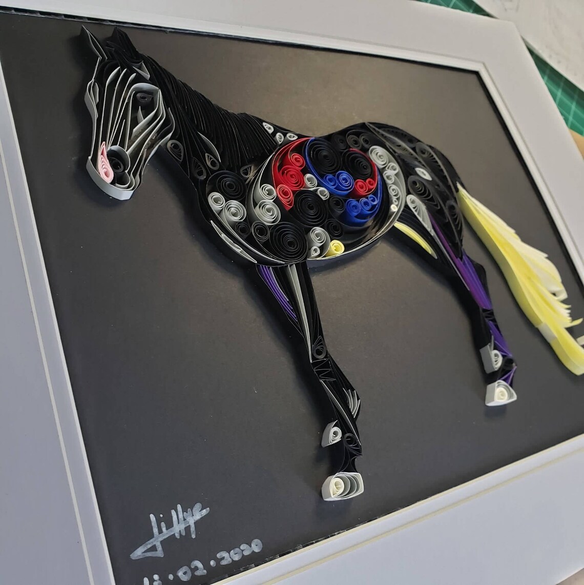 Horse Paper Quilling Art Etsy