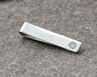 Brain tie clip Gift for neurosurgeon Personalized jewelry Human brain Engraved jewellery Brain jewelry Neurology Medical jewelry Men tie bar