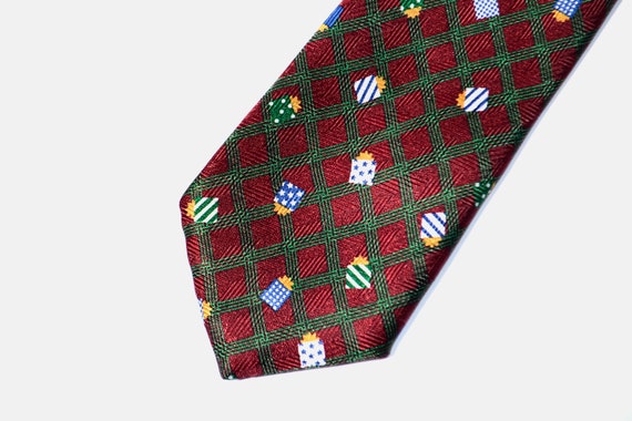 90s vintage necktie mens printed gift boxes | Ret… - image 1