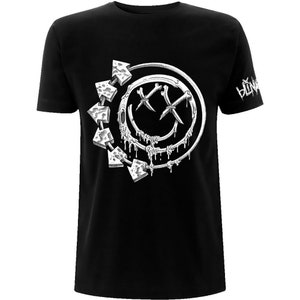 Blink 182 Six Arrow Smiley T-Shirt Fully Licensed