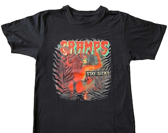 The Cramps Stay Sick T-Shirt Fully Licensed