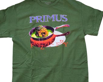 Primus Frizzle Fry Green T-Shirt Fully Licensed