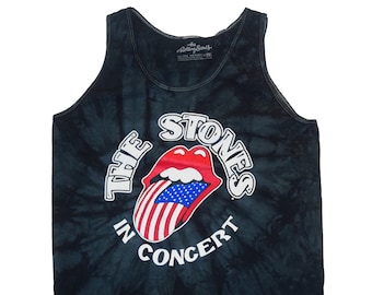 The Rolling Stone Tongue Tie Dye Tank Top