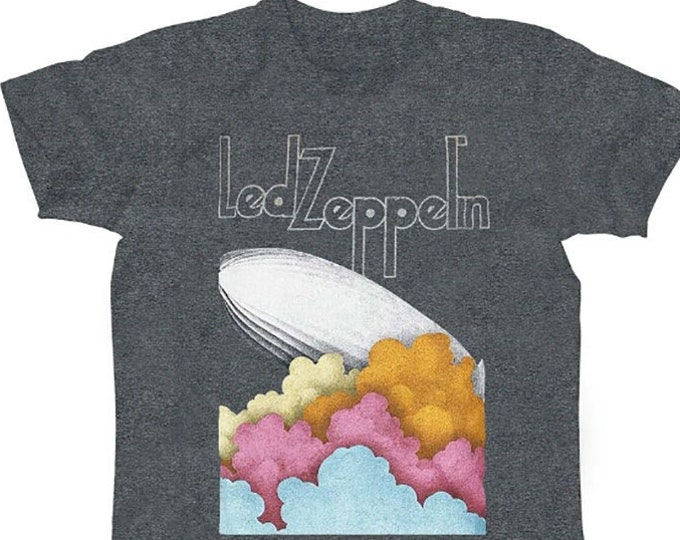 Zeppelin Colorful Led Zeppelin Colorful T-shirt Fully Licensed - Etsy