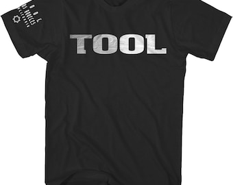Tool Band Metallic Silver Logo New Unisex T-Shirt Fully Licensed