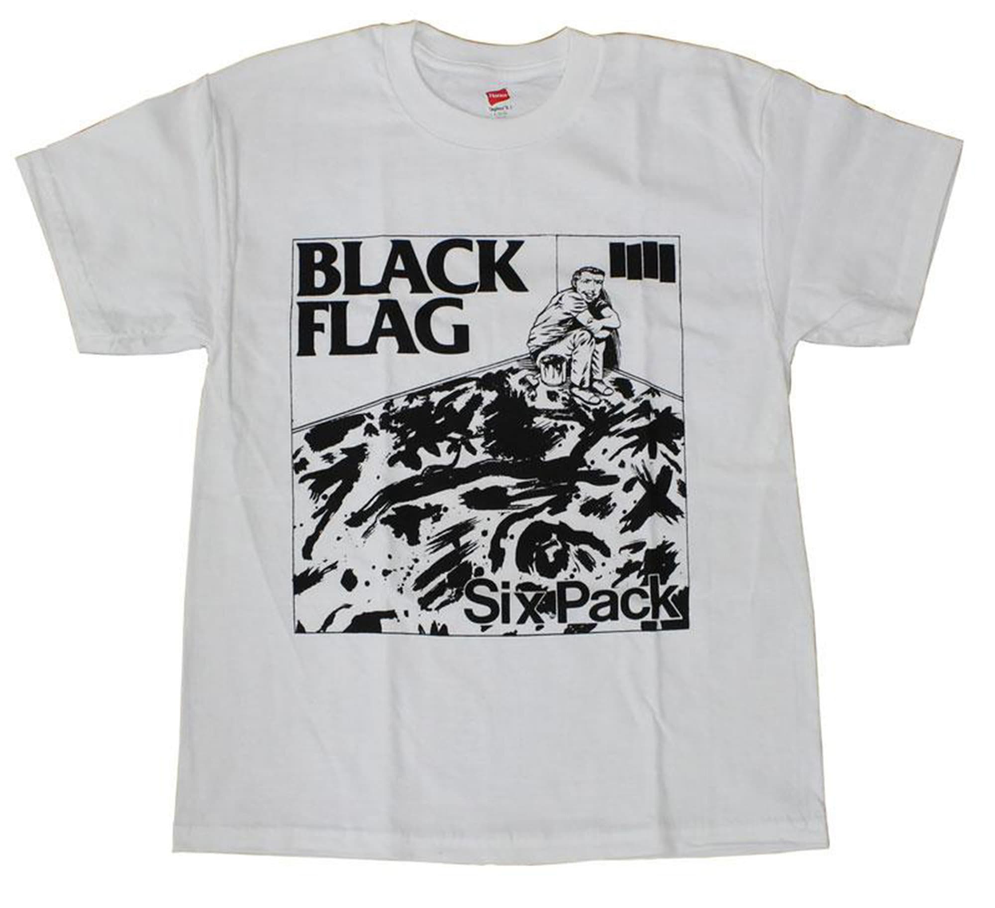 Black Flag Six Pack Shirt Fully Licensed Punk Rock