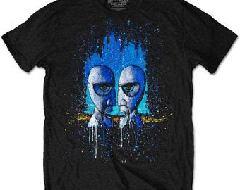 Pink Floyd Unisex T-Shirt Division Bell Drip Black