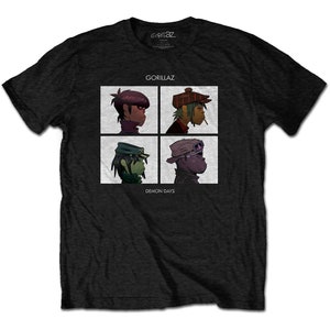 Gorillaz Demon Days T-Shirt Fully Licensed