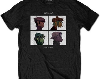 Gorillaz Demon Days T-Shirt Fully Licensed
