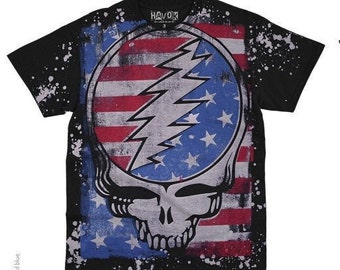 GRATEFUL DEAD True Blue SYF Havok Black T-Shirt Licensed Merchandise