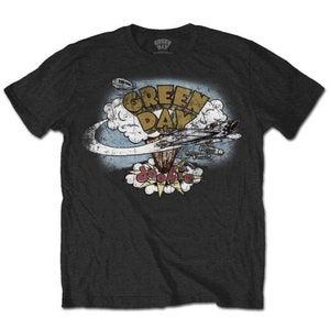 Green Day Dookie Black Vintage Distressed Style T-shirt - Etsy