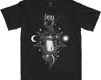 Gojira Celestial Snakes T-Shirt Fully Licensed