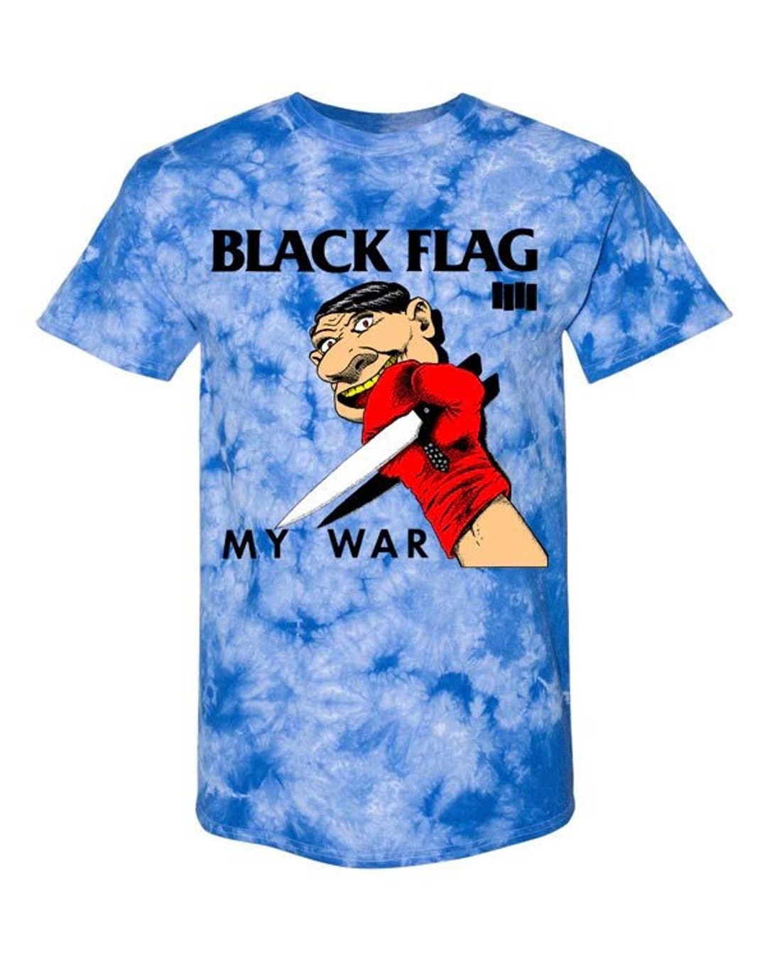 Black Flag My War Tie Dye Shirt Fully Licensed Punk Rock - Etsy