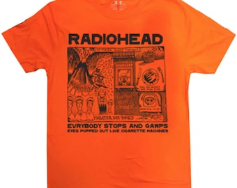 Radiohead Gawps New T-Shirt Fully Licensed 100% Organic Cotton