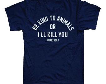 Morrissey Be Kind To Animals T-Shirt Fully Licensed