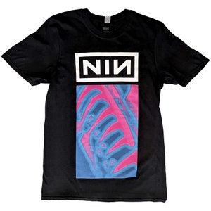 Nine Inch Nails Pretty Hate Machine Neon T-Shirt Fully Licensed