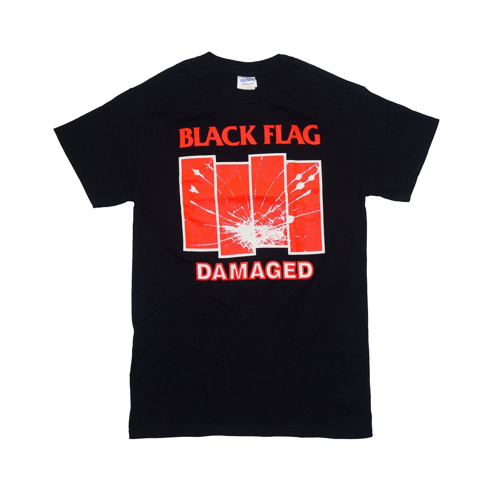 Black Flag Damaged Shirt Fully Licensed Punk Rock