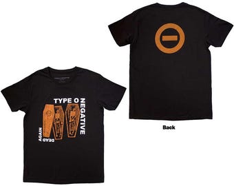 Type O Negative Unisex T-Shirt Dead Again Black Back Print